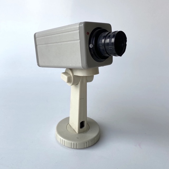 SECURITY CAMERA, Small Beige Wall Mount